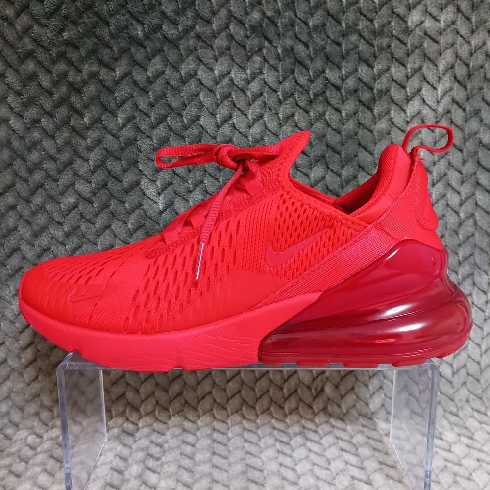 Nike Air Max 270 University Red GS Running Sneakers Shoes Size 6.5Y Women's 8 - Picture 12 of 16